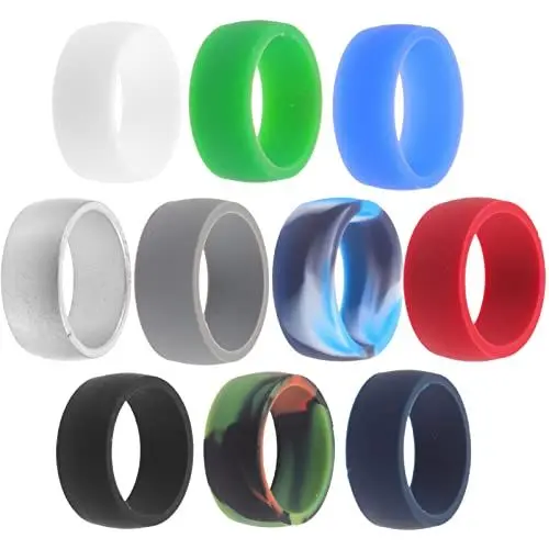Produktbild: BESPORTBLE Silikon Für Männer 10er-pack Elastische Finger-übungsbänder Nicht-fitnessstudio Hochzeitszubehör Ornamente