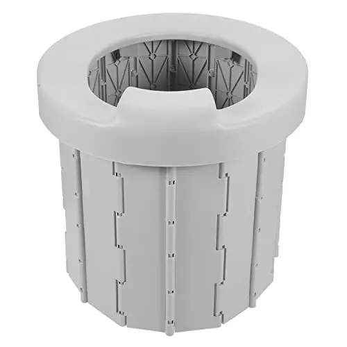 Produktbild: BESPORTBLE Auto Toilette Klapptoilette Mit Deckel Kompakte Campingtoilette Falttoilette Mit Deckel Toiletteneimer Außentoilette Tragbare Falttoilette Versenkbare Toilette Wagen Plastik Baby