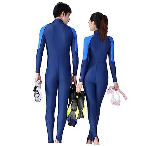 Produktbild: BESPORTBLE Ärmel-ganzkörper-Tauchanzug – Leichtgewicht Für Damen Sonnenschutz Fußstrumpfhose Geeignet Zum Schwimmen Schnorcheln Größe XL