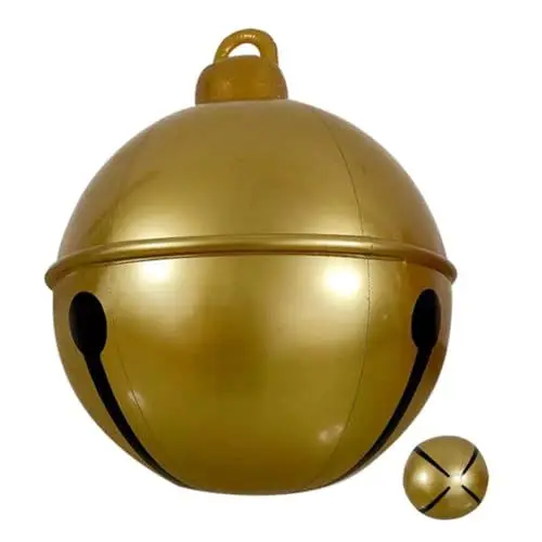 Produktbild: BESPORTBLE Ballonglocken Urlaub Hüpfburgen Aufblasbares Heliumtanks Für Ballons Ballonbogen-kit-ständer Heliumballonkanister Outdoor-weihnachts-hüpfburgen Schwimmt Golden Pvc
