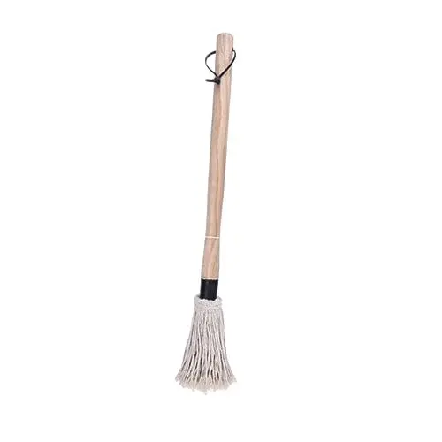 Produktbild: BESPORTBLE 19-zoll Bbq Mopp Pinsel Holzgriff Einfach Ersatz Öl Sauce Pinsel Kochen Grillen