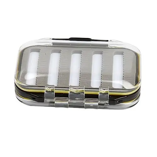 Produktbild: BESPORTBLE Box Angelfliegenbox Taschenformat Angelbox Fliegenbox Paillettenbox Tacklebox Gesichtseinsatz Angeltasche Gesichtseinsatz Angelfliegenbox Doppelte Angelfliegenbox