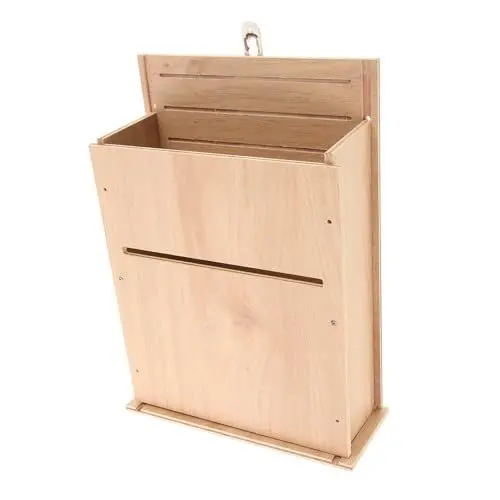 Produktbild: BESPORTBLE Handgefertigtes Fledermaushaus Fledermausschutz Für Den Außenbereich Für Den Garten Fledermauskasten Holzfledermaus Anlocken Komplettes Fledermaushaus