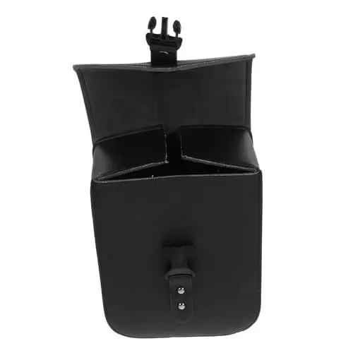 Produktbild: BESPORTBLE Chic wasserdichte PU Leder Satteltasche Für Motorräder – Perfekte Werkzeugtasche Für Chopper Und Cruiser - Ideal Für Fahrten Und Ausflüge - Stabil Und Geräumig
