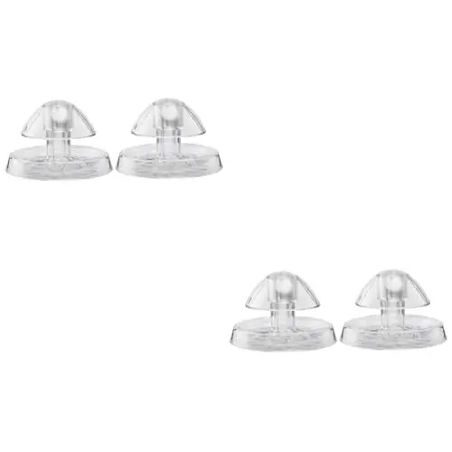 Produktbild: BESPORTBLE 2sets Aquarium Schnecke Löcher Aquarium Zubehör Kunststoff Sicher Für Fische Pflanzen Weiß 2 Stücke * 2
