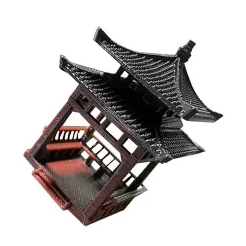 Produktbild: BESPORTBLE Mini-pavillon-Aquarium-Ornament für Den Schreibtisch Landschaftsdekor Aquarium-zubehör Pavillon-Modell Home-Office-