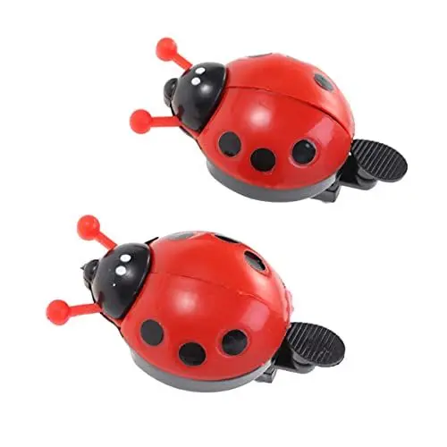 Produktbild: BESPORTBLE Fahrradklingel, Kinder Radsportlenkanladungsrad Bike Hornglocken Alarm Horn K?fer Zylelglock 2Pcs Fahrradhupe Kinder Fahrradzubehör, Aluminium und Kunststoff, Lenkermontage, Rot