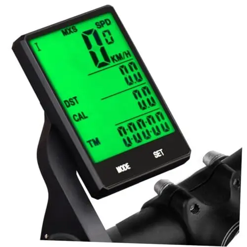 Produktbild: BESPORTBLE Fahrradtacho Wireless Odometer Für Mountainbike Wasserdichter Kilometerzähler Multifunktionales Display Für Geschwindigkeitsmessung Für Freizeit Und Wettkampf-Radfahrer Schwarz