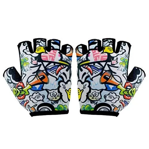 Produktbild: BESPORTBLE Fahrradhandschuhe Kinder Fingerlose Handschuhe Stoßfeste Atmungsaktive Sporthandschuhe Outdoor-REIT-Halbfingerhandschuhe für Das Training von Fitnesszubehör