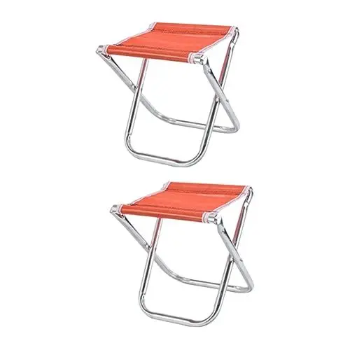 Produktbild: BESPORTBLE Faltstuhl 2 Stück Zusammenklappbarer Hocker Sillas Plegables Zusammenklappbarer Hocker Tragbare Klappstühle Für Draußen Klappstuhl Für Camping Zusammenklappbarer Hocker Faltbarer