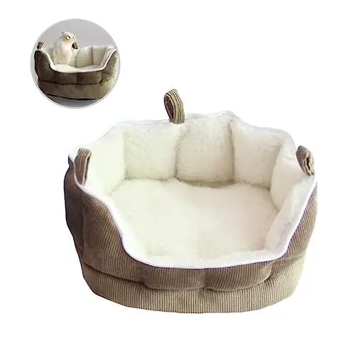 Produktbild: BESPORTBLE Kleintier Schlafsofa Für Frettchen Kaninchen Meerschweinchen Und Hamster Kuschelige Hängematte Aus Weichem Material Kaffee Bietet Einen Warmen Rückzugsort Für Ihre