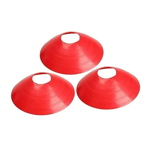 Produktbild: BESPORTBLE 10 Stücke Rot Fußball Training Fußball Training Discs Marker Tablett Nicht Material Für Sport