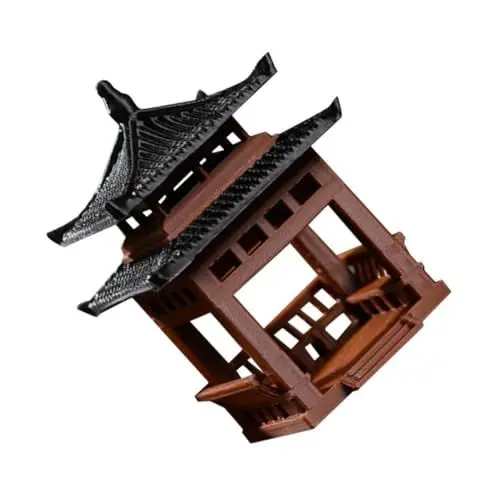 Produktbild: BESPORTBLE Pavilion Aquarium Decor Miniatur Ornament Für Aquarium Bonsai Desktop Landschaft