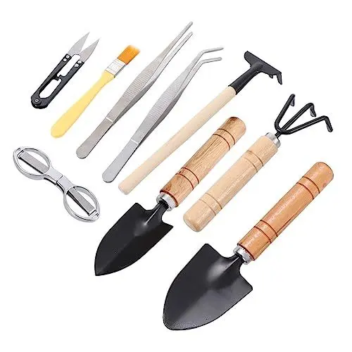 Produktbild: BESPORTBLE 10stücke Gartenwerkzeug Teilig Leicht Langlebig Für Bonsai Zimmerpflanzen Ergonomisch rutschfeste Griffe Praktische Handwerkzeuge Für Gartenarbeit Und Topfpflanzen