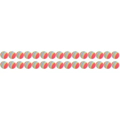 Produktbild: BESPORTBLE Golfball 30 STK Schaumschwamm Schwämme Softball-übungsbälle Spülschwamm Regenbogenkugel Schwammball Übungsball Trainingsball Golf Schwammkugel Bald