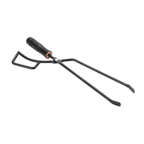 Produktbild: BESPORTBLE Grill Zange Grillkohle Müllabholer Kaminkohleklammern Campinggrill Camping-Grill Langer Kohleclip Grillversorgung Kohleclip Aus Eisen Campingversorgung Handhaben Draussen Holz