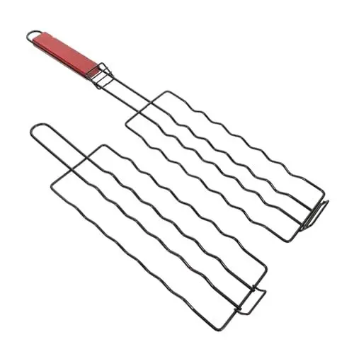 Produktbild: BESPORTBLE Bbq-zubehör Grillkorb Für Gemüse Und Hot Dogs Outdoor-grill-werkzeug-set Robuste Konstruktion Einfache Reinigung Vielseitiges Grillen