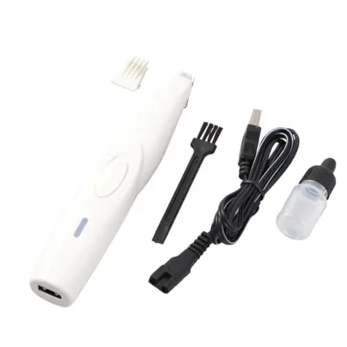 Produktbild: BESPORTBLE Exquisiter Mini-trimmer Stummes Design Per Usb Wiederaufladbarer Fußhaarschneider Für Haustiere Haarrasiermaschine Für Hunde Und Katzen