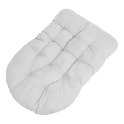 Produktbild: BESPORTBLE Hängekorb-Sitzkissen gartenmöbelauflage gartenstuhlkissen Outdoor-Sesselkissen Terrassenstuhl Kissen waschbares Schaukelkissen Nur Kissen für Hängesessel Bodenkissen Polyester Grey