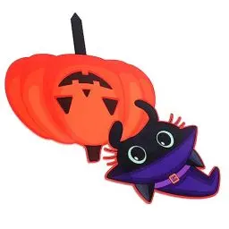 Produktbild: BESPORTBLE Halloween-Werbetafeln gruseliges Bürgersteigsschild Halloween-Zeichen süße Katze Warnschild Garten The Hallow Halloween mitgebsel Schilder Hof Hofschilder für Halloween Acryl