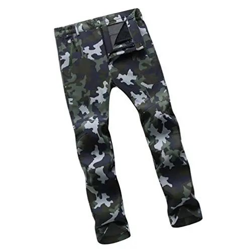 Produktbild: BESPORTBLE Hose ?nner Sporthose wasserdichte Winddichte Leggings Strumpfhosen Outdoor Hosen Kletterhose Für Running Carouflage Grüne Gr??e L Wanderhose
