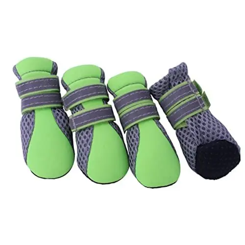 Produktbild: BESPORTBLE Hundeschuhe für Welpen Atmungsaktive Mesh-hundestiefel Größe – Sohle für Outdoor-aktivitäten