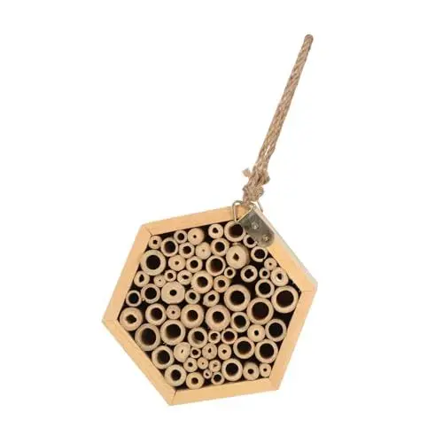 Produktbild: BESPORTBLE Holz-insektenhotel Für Bienen Und Schmetterlinge Multifunktionales Nistkasten Design Für Garten Und Balkon Fördert Die Bestäubung Und Bietet Lebensraum Für Nützlinge
