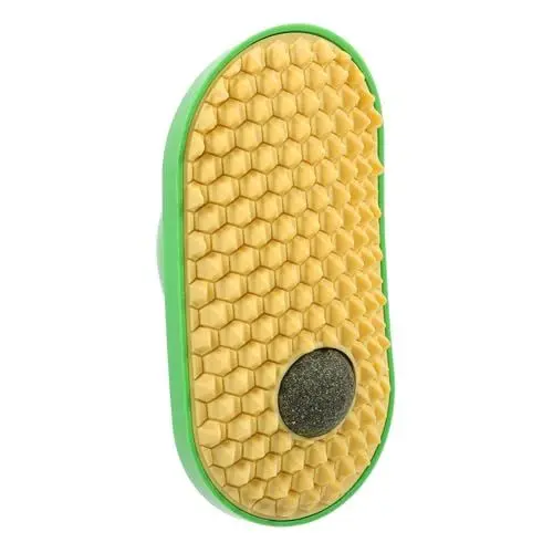 Produktbild: BESPORTBLE Katzenminze Spielzeugball Essbare Katzenkugeln Katzenwandecke Katzengesichtskratzer Katzenminze-wandbälle Wandkratzer Für Katzen Essbares Katzenspielzeug Kätzchen Selbst Abs Yellow