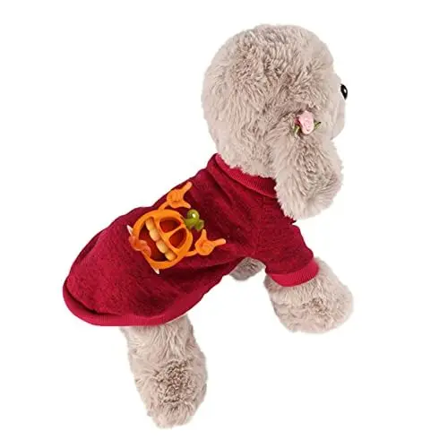 Produktbild: BESPORTBLE Kleidung für Haustiere Kätzchen-Outfit Ostern Hundekostü Halloween-Kleidung Halloween Costume Halloween Kleidung Kürbiskostü für Haustiere pet flippige Kleidung Reine Baumwolle