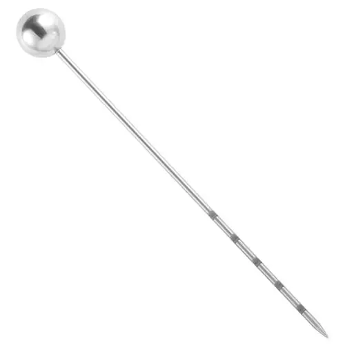 Produktbild: BESPORTBLE Kompost-Thermometer Bodenprobenahmezubehör Feuchtigkeitsmessgerät Für Pflanzen Sonde Sichter Ph Tester Erde Boden Ph-Tester Bodenverdichtungstester Sieb Rostfreier Stahl Silver