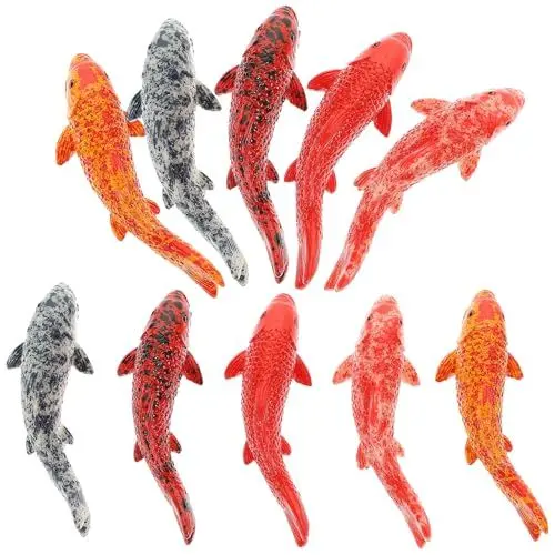 Produktbild: BESPORTBLE Künstlicher Schwimmender Fisch Dekoration: 5.5X1.8CM Terrarium Landschaftsbau Handwerk Schwimmender Modell 5 Stück