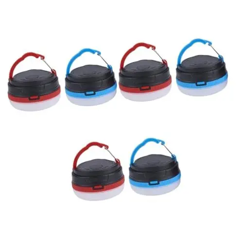 Produktbild: BESPORTBLE 3er-set -campinglaternen Für Den Außenbereich 6 Rote Lichter 3 : An/halb An/blitz Abs-material Leicht Zu Tragen Hängelampe Batterien Nicht Im Lieferumfang Enthalten 2 Stück X 3