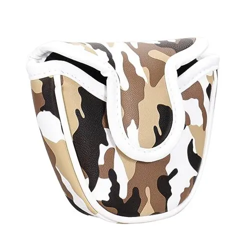 Produktbild: BESPORTBLE Golf Putter Schutzhülle Pu Passt Mallet Camouflage Design