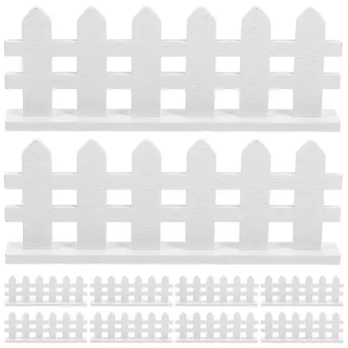 Produktbild: BESPORTBLE Miniatur-holzzäune 10 Stück Garten-minizaun Miniaturzaun Für Puppenhaus Mini-landschaft