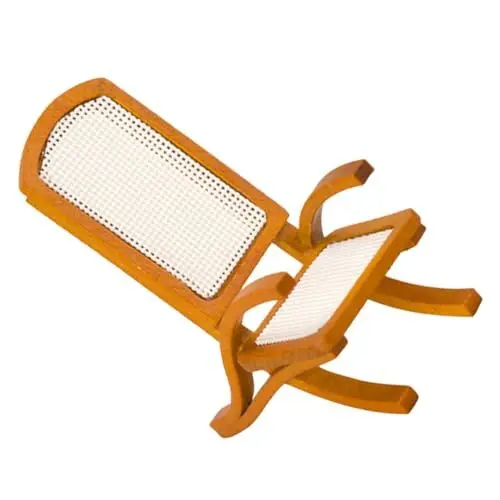Produktbild: BESPORTBLE Miniatur-klapp-strandstuhl Aus Holz Miniatur-loungesessel Für Hausdekoration Mini-stuhlmodell Für Mikro-gartenplanung
