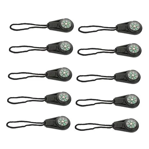 Produktbild: BESPORTBLE Mini-kompass-Set 10-teilig Verschleißfeste Wanderausrüstung Für Outdoor-aktivitäten