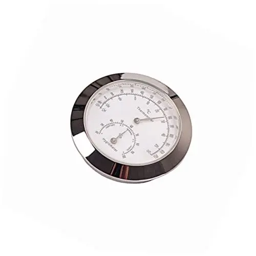 Produktbild: BESPORTBLE Violin Thermometer Und Hygrometer B103 Präzises Temperatur Und Luftfeuchtigkeitsmessgerät Für Geigen Und Gitarrenkoffer Silberfarbenes Design Für Optimale Instrumentenpflege
