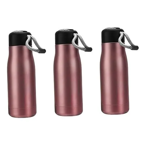 Produktbild: BESPORTBLE Outdoor-Wasserflasche 3 STK Isolierkanne Reitkessel Fahrrad Wasserflasche Roségold Sport Fahrrad-Trinkflasche