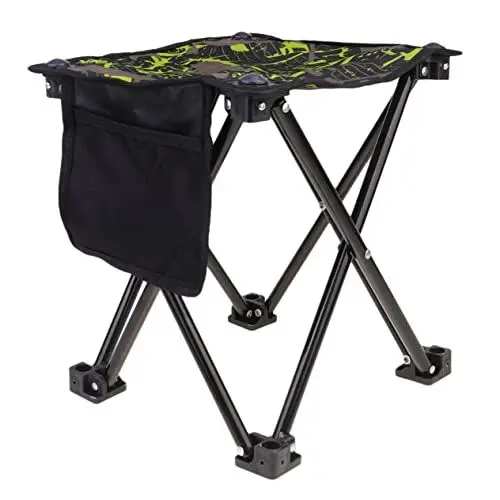 Produktbild: BESPORTBLE Faltbarer Campingstuhl Tragbarer Anglerstuhl Für Outdoor-aktivitäten Für Angeln Grillen Und Strandausflüge Und Leicht Zu Transportieren