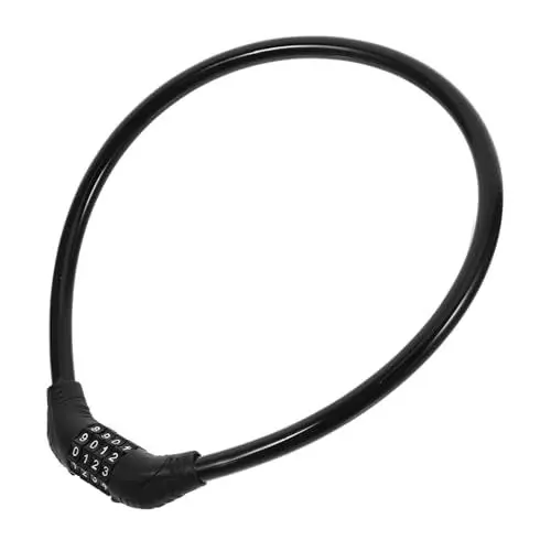 Produktbild: BESPORTBLE Cable Lock Fahrradschloss Kettenschloss Mit Zahlencode Robustes Anti Diebstahl Schloss Für Mountainbikes Fahrräder Und Roller Sichere Stahlkette Für Optimalen Schutz Fahrrad Kabelschloss
