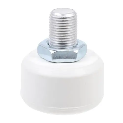 Produktbild: BESPORTBLE Roller Skate Stoppers with Bolts Compound Roller Skate Toe Stops Wear- Resistant Skating Brake Toe Stoppers Roller Stakes Accessories White