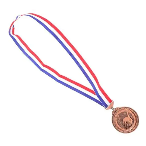 Produktbild: BESPORTBLE Kompakte Medaille Rugby Awards Medaille Runde Fußball Auszeichnung Für Rugby Football