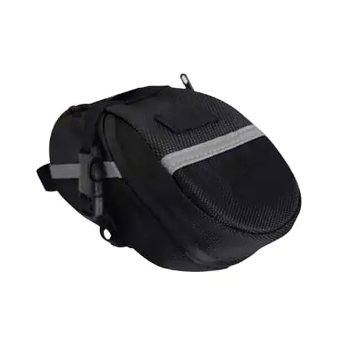 Produktbild: BESPORTBLE Mode-Design Fahrrad Satteltasche Große Hintere Fahrradtasche Reflektierende Riemen Reißverschluss