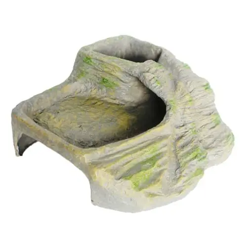 Produktbild: BESPORTBLE Dekoratives Reptilienversteck Sonnenplattform Für Schildkröten Kletterhöhle Aus Kunstharz Für Eidechsen Für Tierbecken