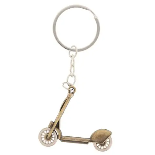 Produktbild: BESPORTBLE Schlüsselanhänger Im Sportstil Roller-schlüsselanhänger Schlüsselanhänger Mit Motorroller-anhänger Schlüsselanhänger Männer Auto Schlüsselanhänger Golden Zinklegierung