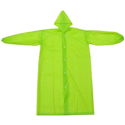 Produktbild: BESPORTBLE Schutzanzug mit Kapuze Transparent Regenponcho Wiederverwendbarer Tragbar Wasserdicht Maler Overall Maleranzug Regenmantel für Maler Lackier Reinigung Outdoor Grün