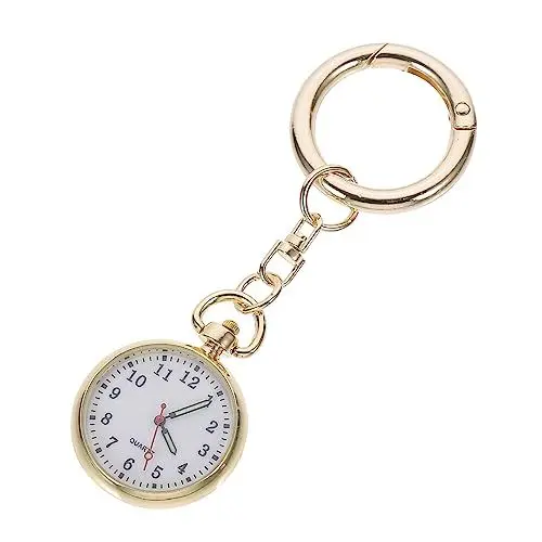 Produktbild: BESPORTBLE Schwesterntisch Uhren Für Männer Taschenuhr Schlüsselanhänger Schwesternuhr Zum Anklemmen Arzttaschenuhr Herrenuhren Arzt Taschenuhr Quarz Kleine Uhr Medizinisch