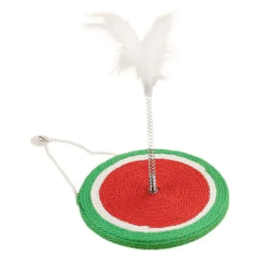 Produktbild: BESPORTBLE Sisal Ball Katzen Wandkratzer für Katzen Katzenkratzschutz für Möbel katzenkratzmatte kratzmatte für Katzen Kratzbrett Wiederverwendbarer Kratzfeder-Teaser MDF