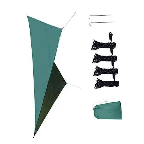Produktbild: BESPORTBLE Sonnenschutz Pergola Rucksackzelt Dachzelt Schattenzelt Terrassen-Sonnensegel Einziehbares Sonnensegel Dreieck-Sonnenschutz Garten-Pool-Sonnensegel Hängematte Markise Autodachzelt
