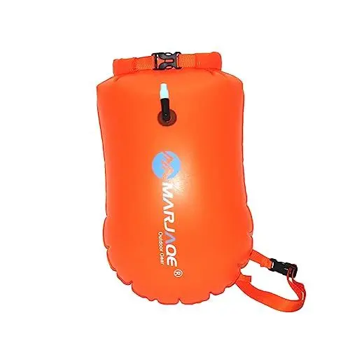 Produktbild: BESPORTBLE Spielzeug PVC Schwimmende Schleppleine Schwimmsack Für Offenes Wasser Schwimmboje Schleppschwimmer Und Packsack Aufblasbar Rettungswerkzeug Männer Und Frauen
